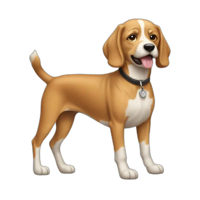 Homme sur un chien emoji