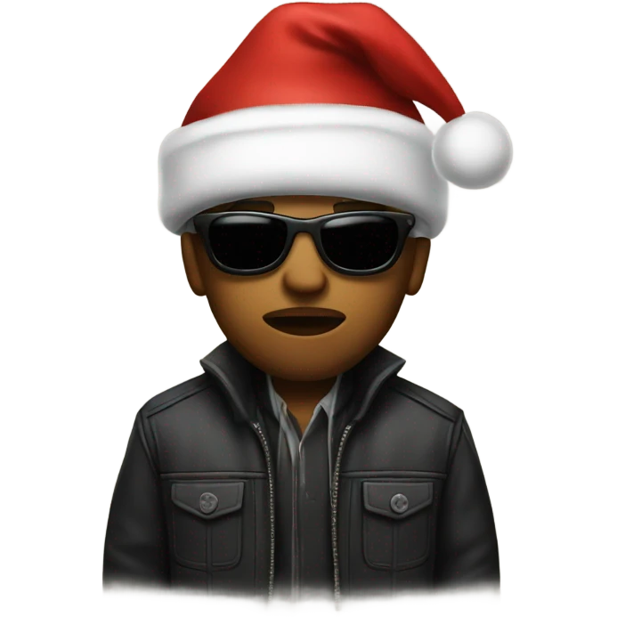 Gangster Christmas emoji