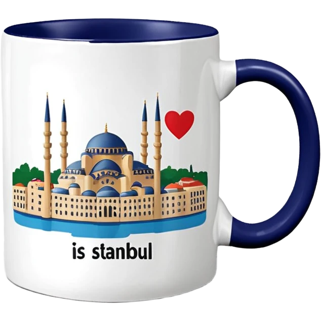 mug-cup-with-text-ı❤️Istanbul- emoji