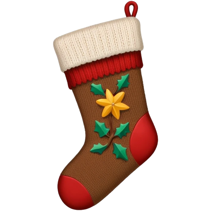 Christmas brown emoji