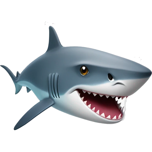 requin avec chapeau en haut de forme emoji