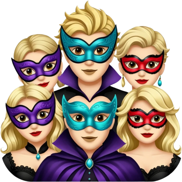 Masquerade Characters emoji