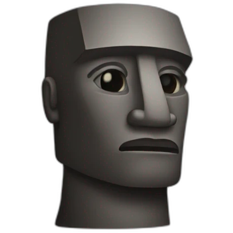 Seductive Moai emoji