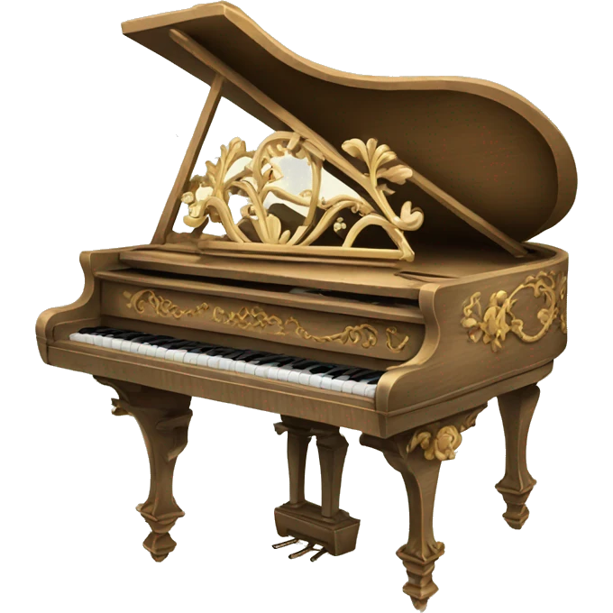 Rococo piano emoji