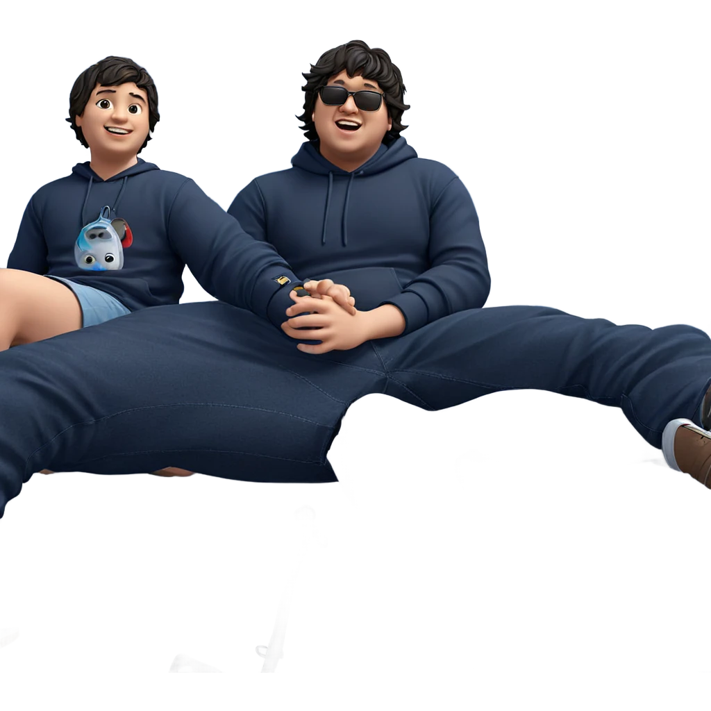 boys hanging out outdoors emoji