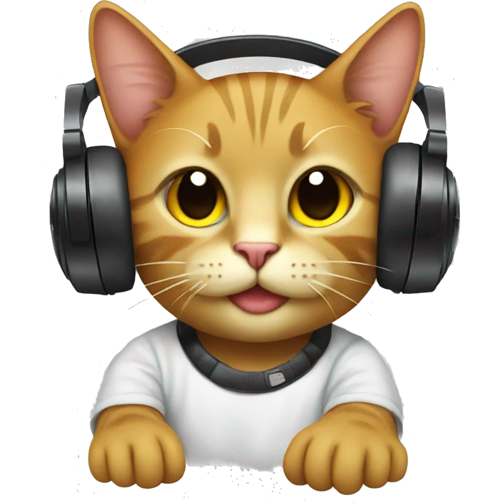Dj cat emoji