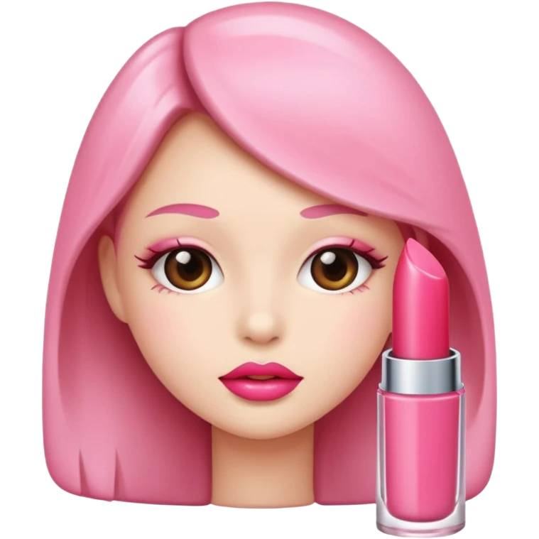 pink lovely lip tint emoji