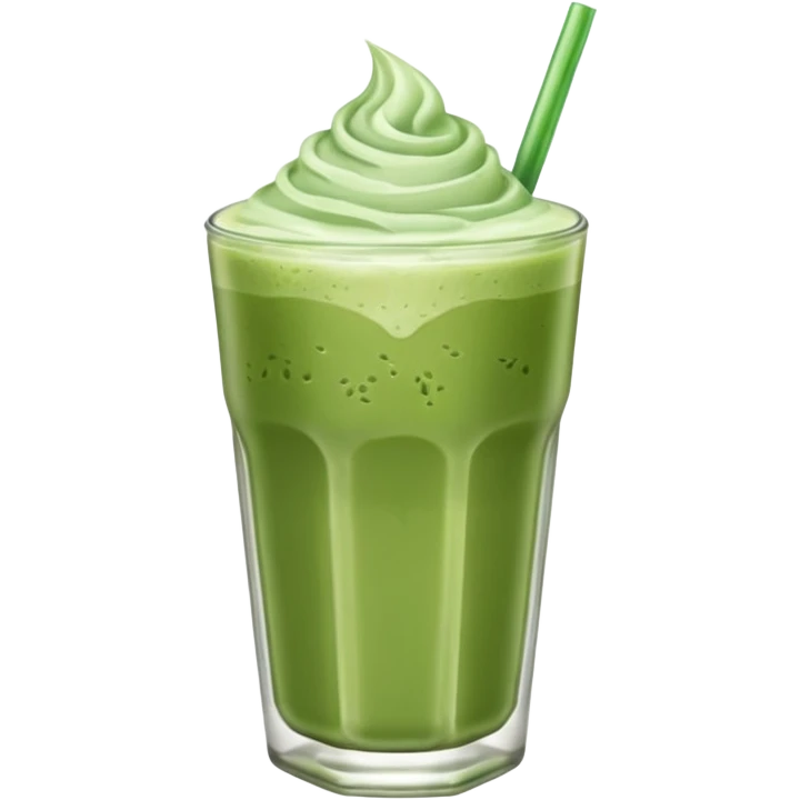 iced matcha latte emoji
