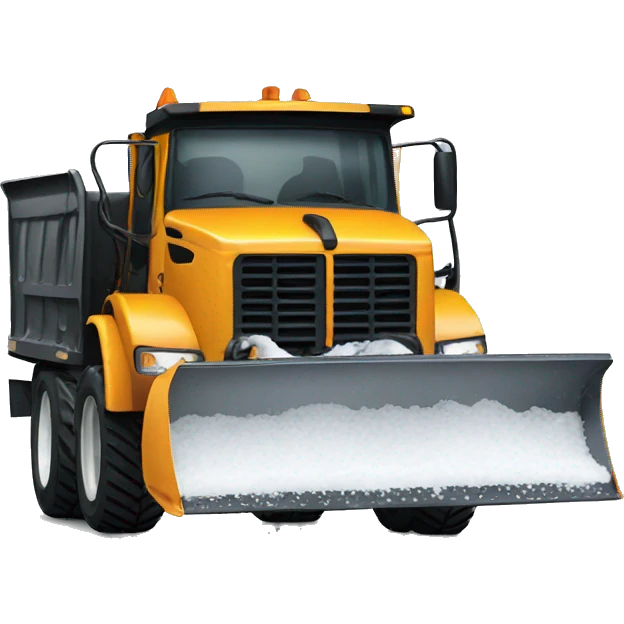 Snow plow emoji