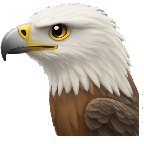Aquila heliaca front facing emoji