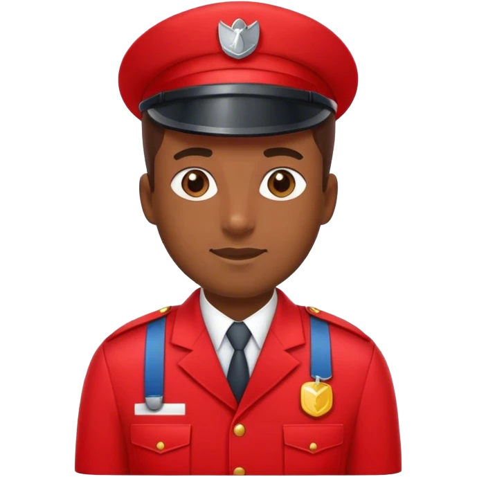mailman in red uniform emoji