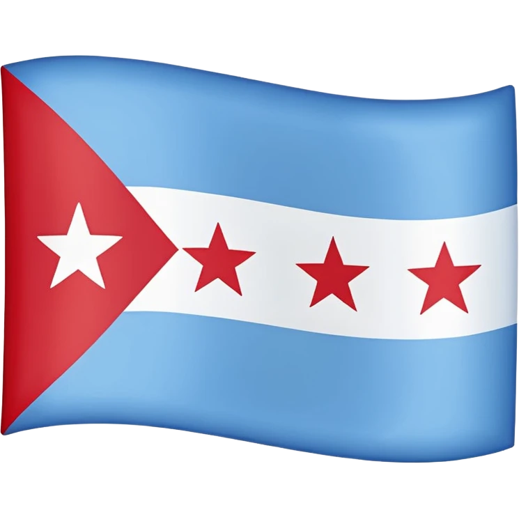 Chicago flag emoji