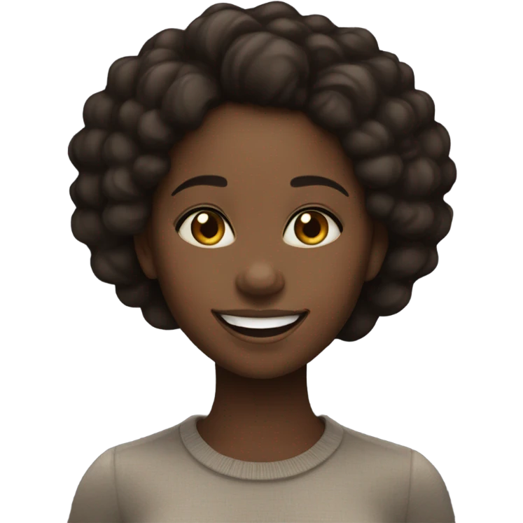 Pretty black girl emoji
