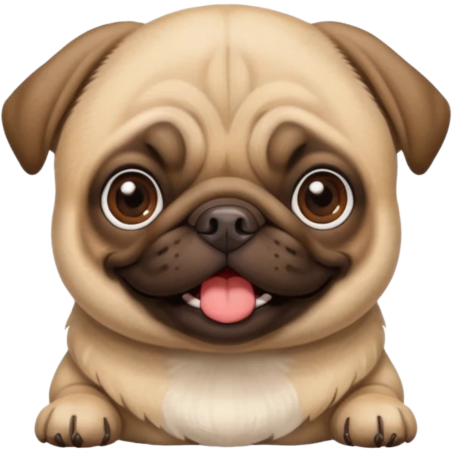cute pug emoji