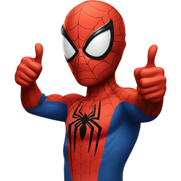spider-man giving a thumbs up emoji