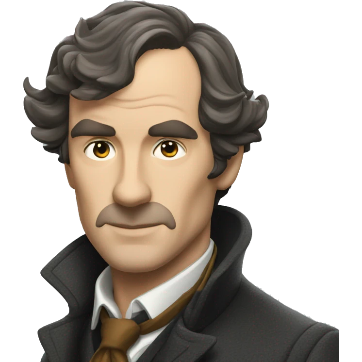 Sherlock Holmes and Watson emoji