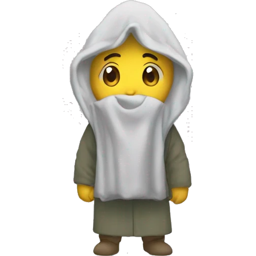 Houdi qui porte un houdi emoji
