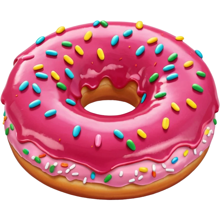 çilekli donut emoji