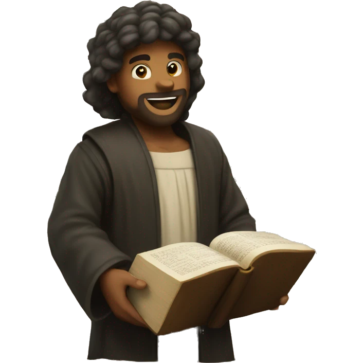 Magic coming out of the Bible  emoji