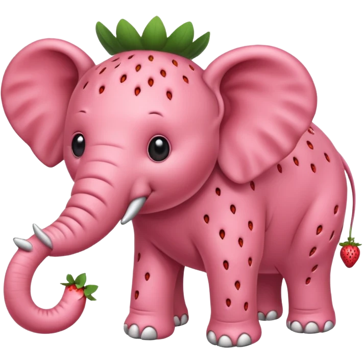 Strawberry elephant de steal a brainrot  emoji