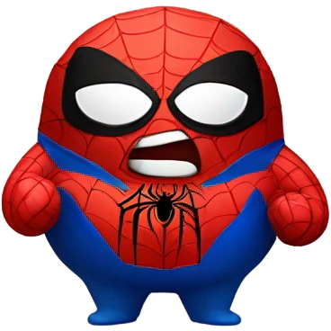 fat spider-man  emoji
