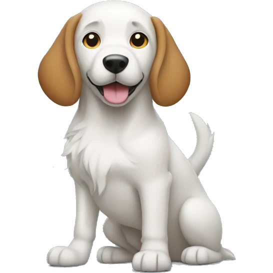 dog who is learning about hydraulics emoji