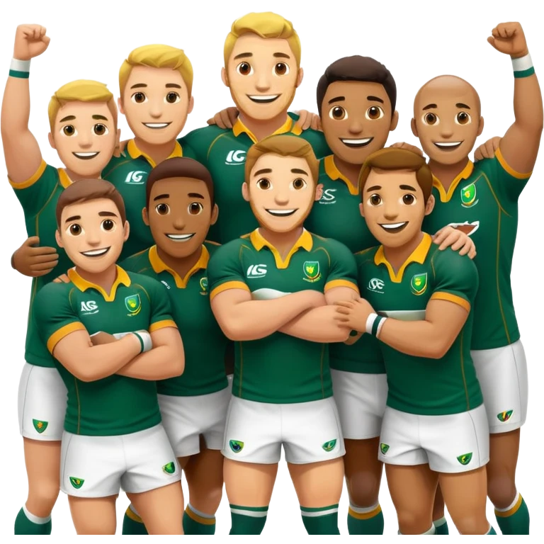 south african rugby team win emoji