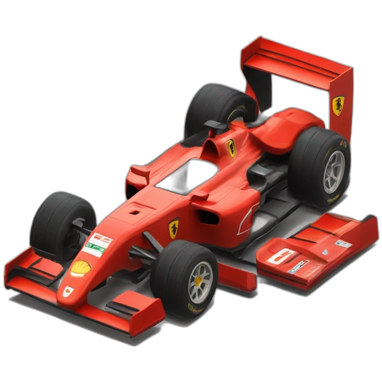 F1 Ferrari voiture emoji