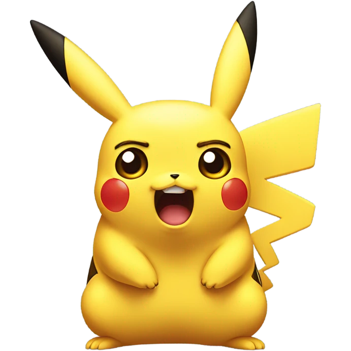shocked pikachu emoji