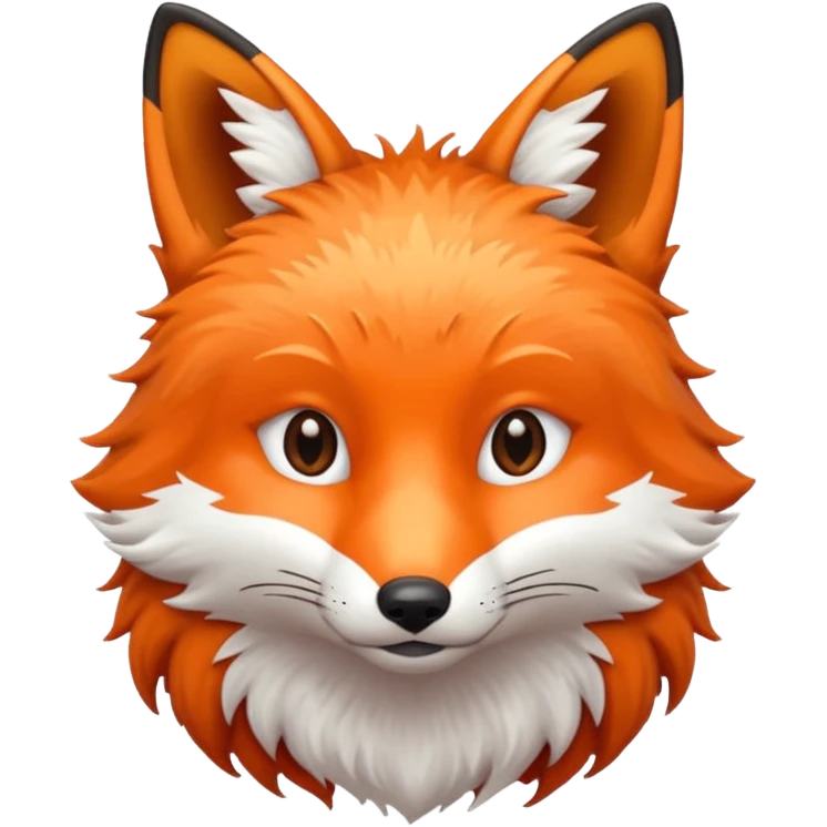 fox print circle emoji