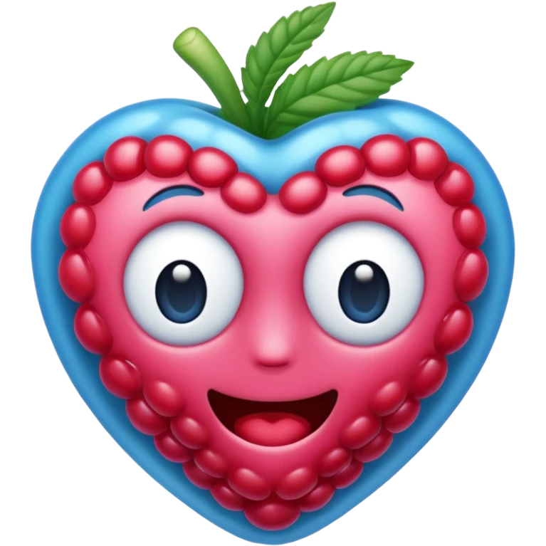 BLUE RASPBERRY emoji