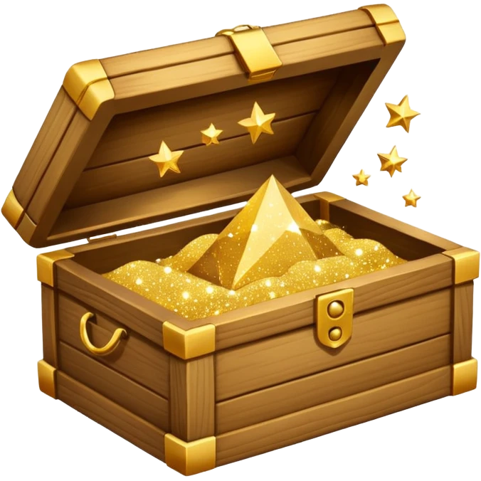 open box with sparkles above emoji