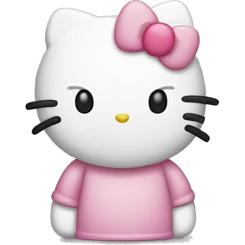 sad hello kitty emoji