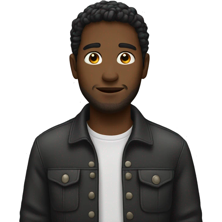 Man carrying black and  cathi emoji
