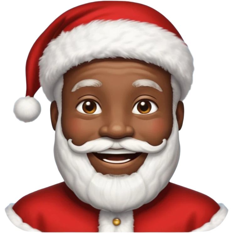black santa emoji