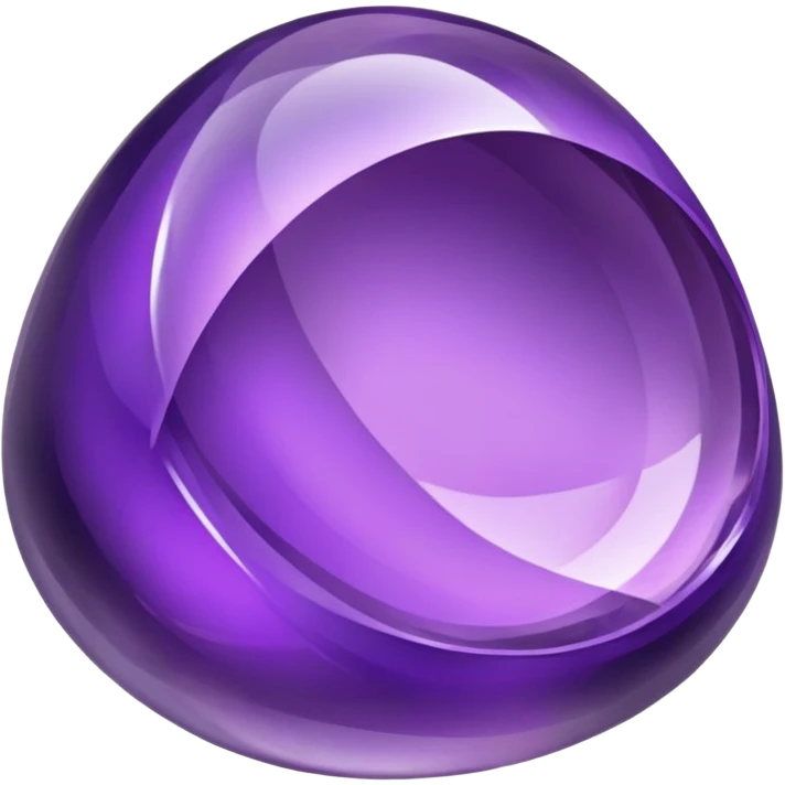 Tumbled amethyst emoji