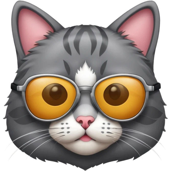 Cat wearing sunglasses emoji