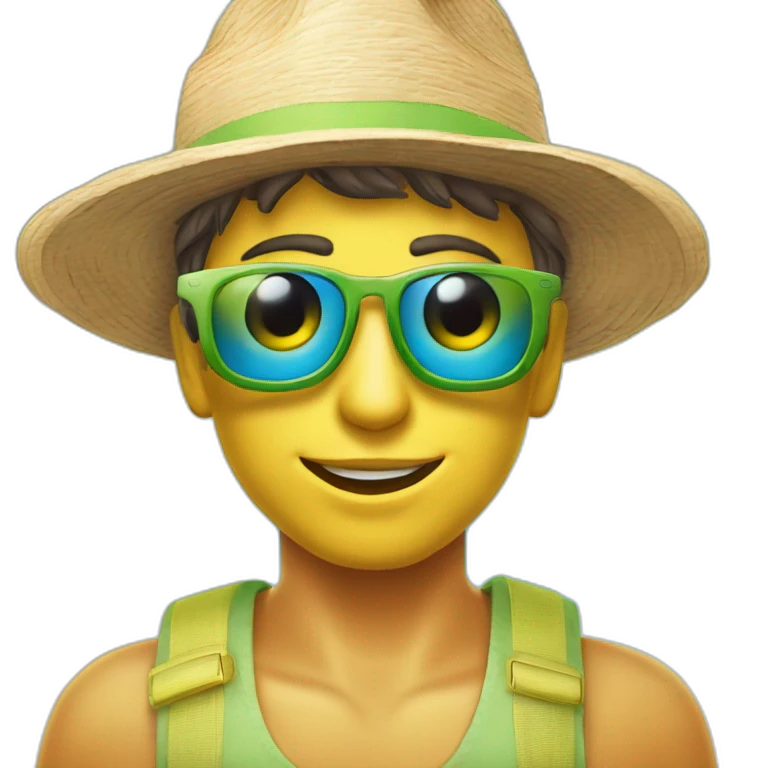 s sommes en vacances et nous sommes pas inquiet sur ce point vision des vacances emoji