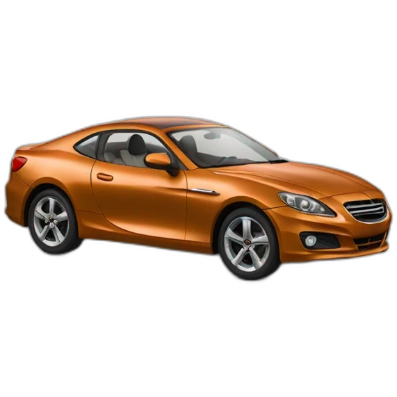 Voiture en cuivre emoji