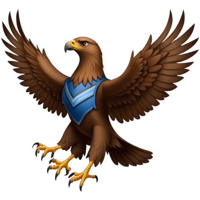 Ravenclaw brown Eagle emoji