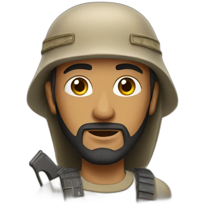 Arabic palastine soldier  emoji
