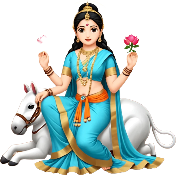 मॉं दुर्गा देवी सिंह पर विराजमान emoji