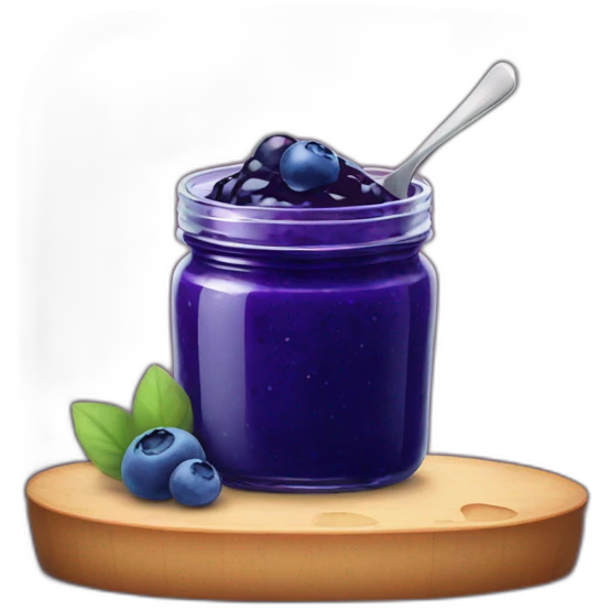 Blueberry jam emoji