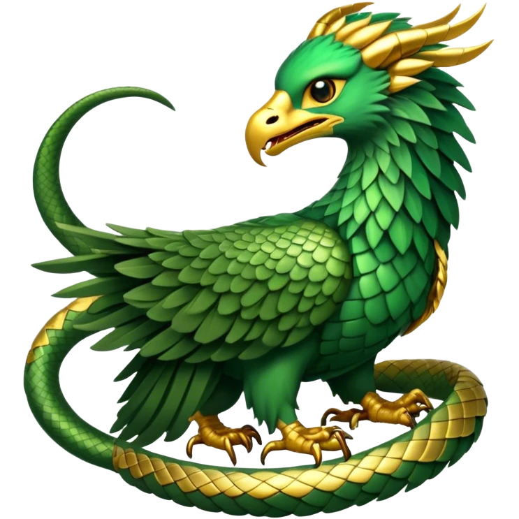 griffon and snake emoji