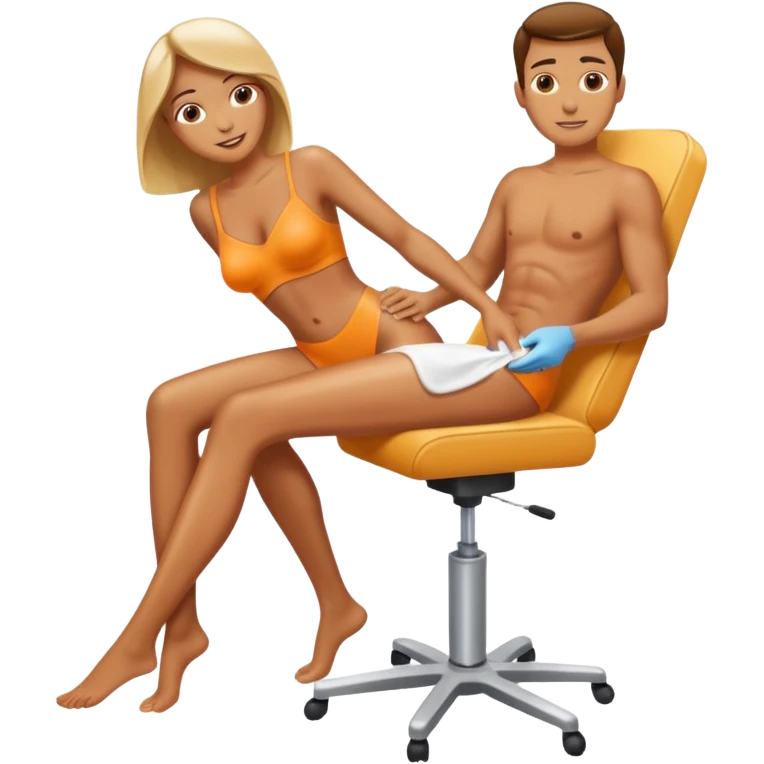waxing of legs emoji