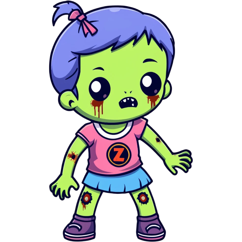 zumbie girl emoji
