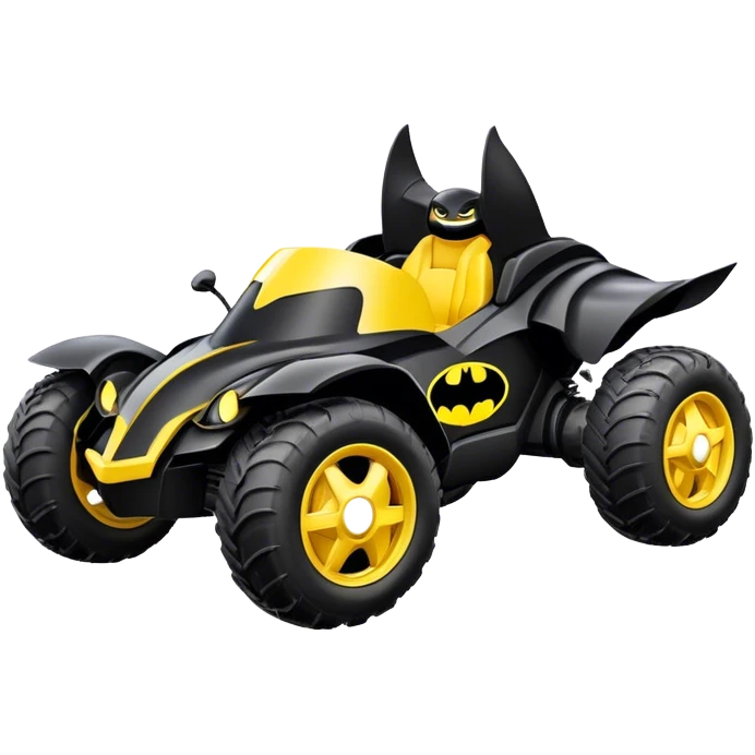 batmobile atv banshee with a smile emoji