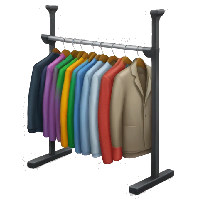 Clothing rack emoji