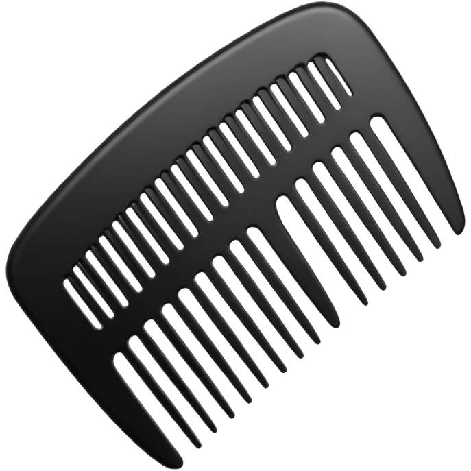 hair comb emoji