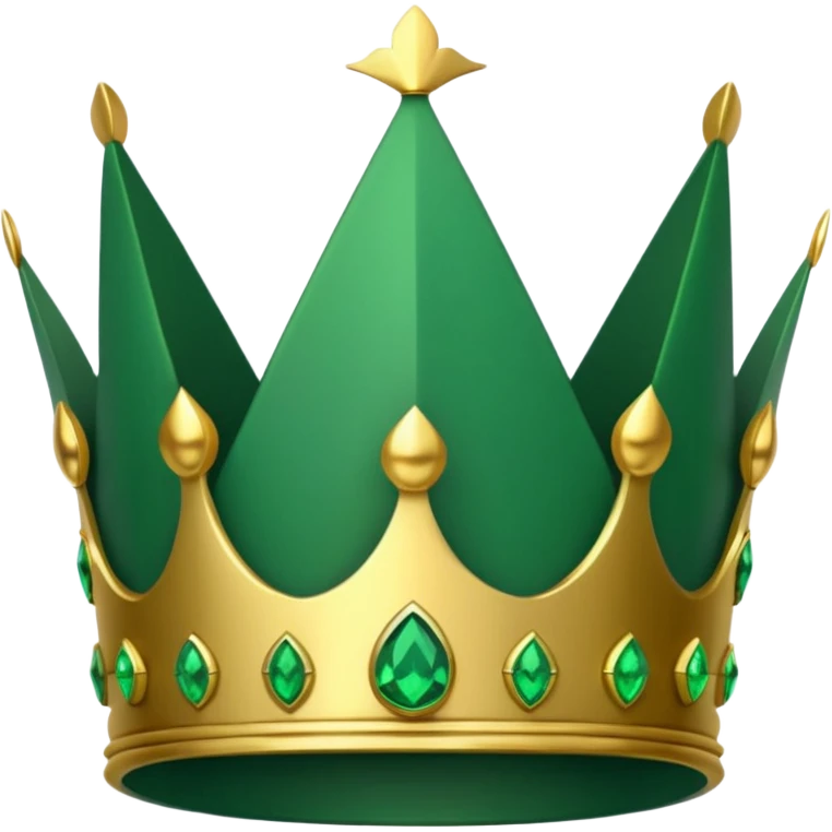 Green crown emoji